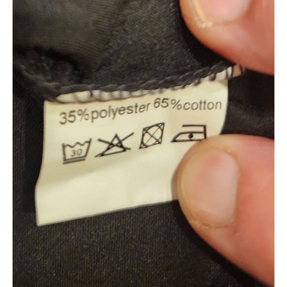 Its Fine Im Fine Everything Is Fine Womens V-Neck Top XXL Black Cotton Blend - Picture 4 of 9